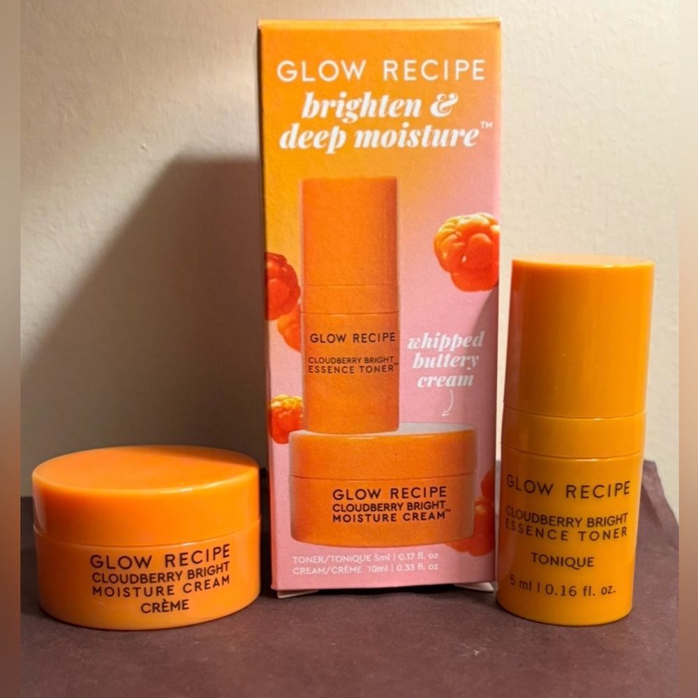 Glow Recipe Cloudberry Moisture Cream & Toner Mini Set